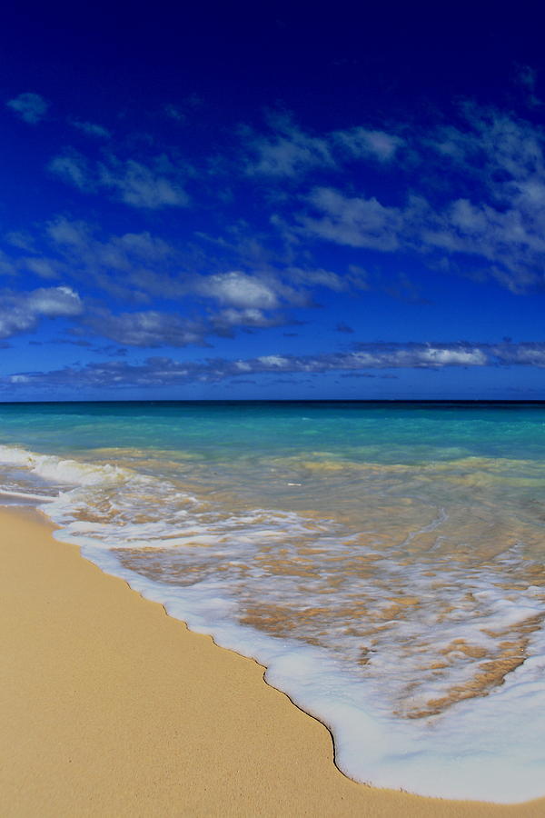 Secluded Waimanalo Beach Hawaii Photograph by Richard Cheski