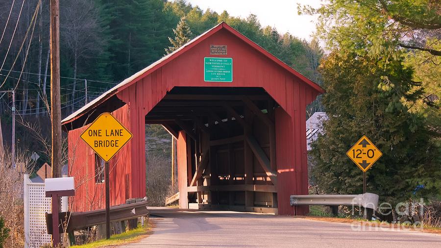 Second Covered Bridge. Photograph by New England Photography