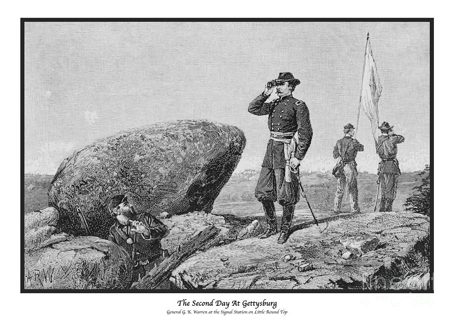 Second Day at Gettysburg Drawing by Gettyburg Anniversary Fine Art