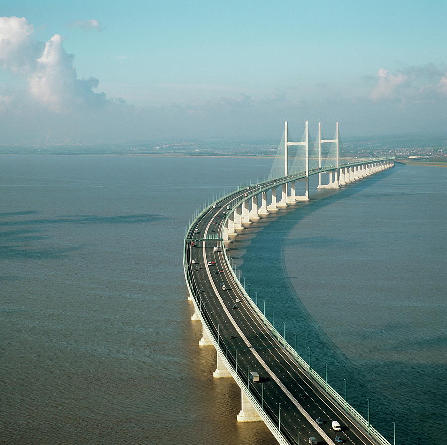 Second Severn Crossing Photograph by Skyscan/science Photo Library