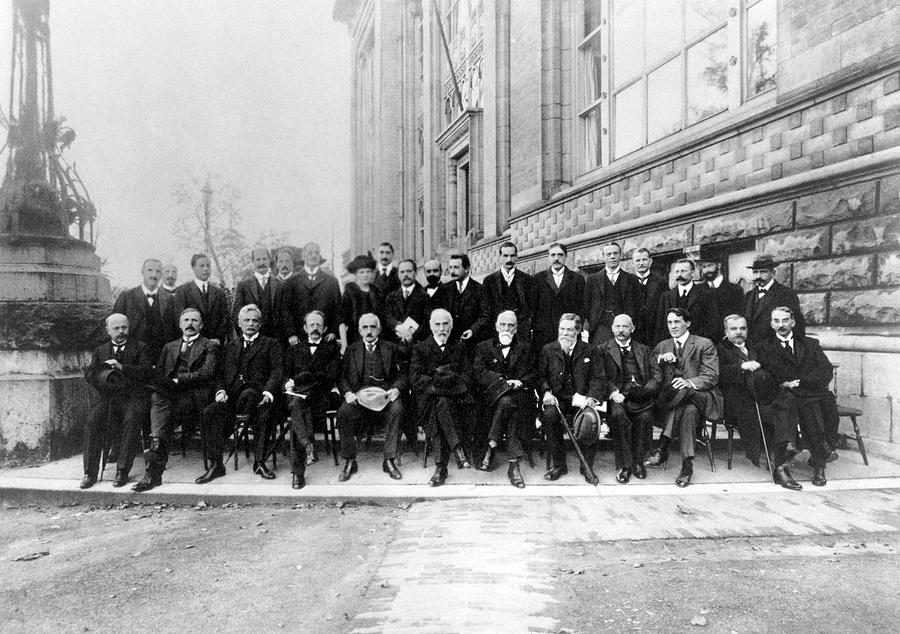 Second Solvay Congress Photograph by Emilio Segre Visual Archives ...