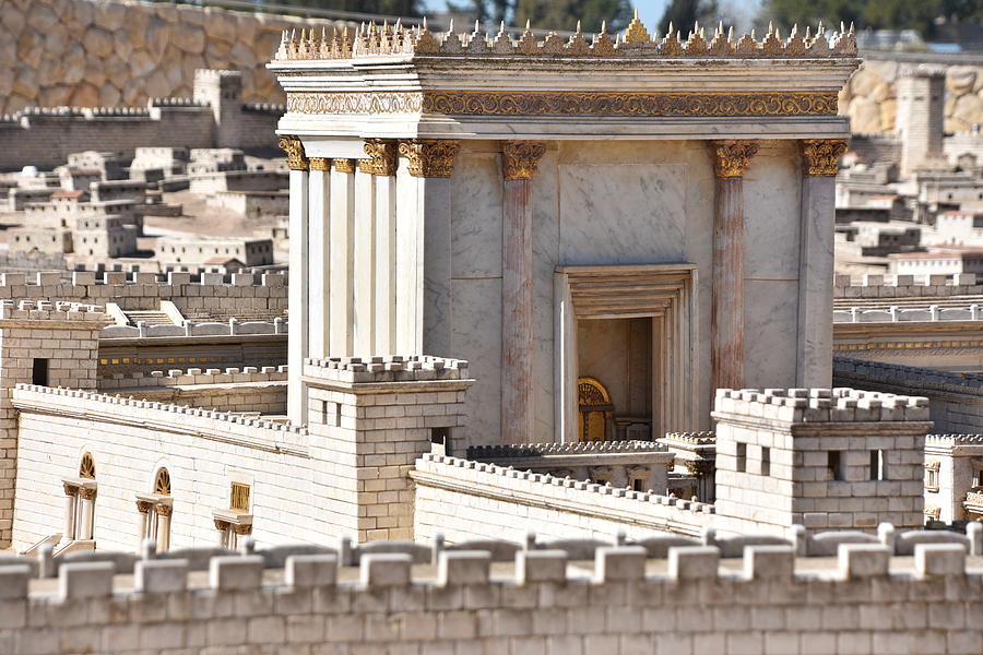 Second Temple. Ancient Jerusalem Photograph by tzahiV