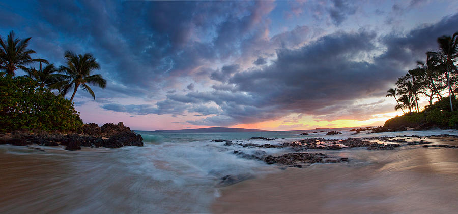 Secret Beach Pano Photograph by James Roemmling