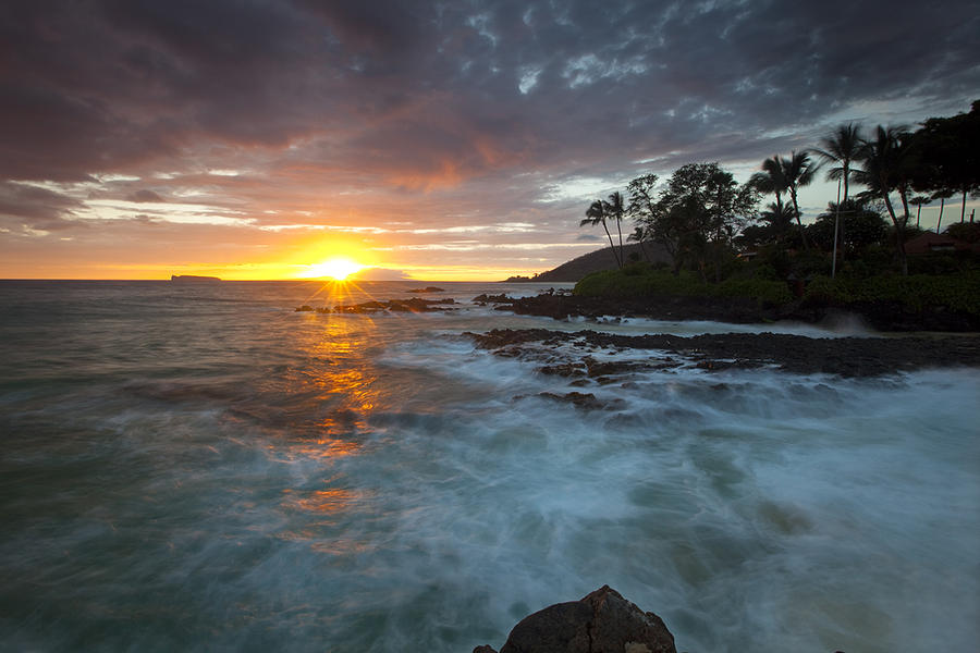 Secret Beach Sunset Photograph by James Roemmling