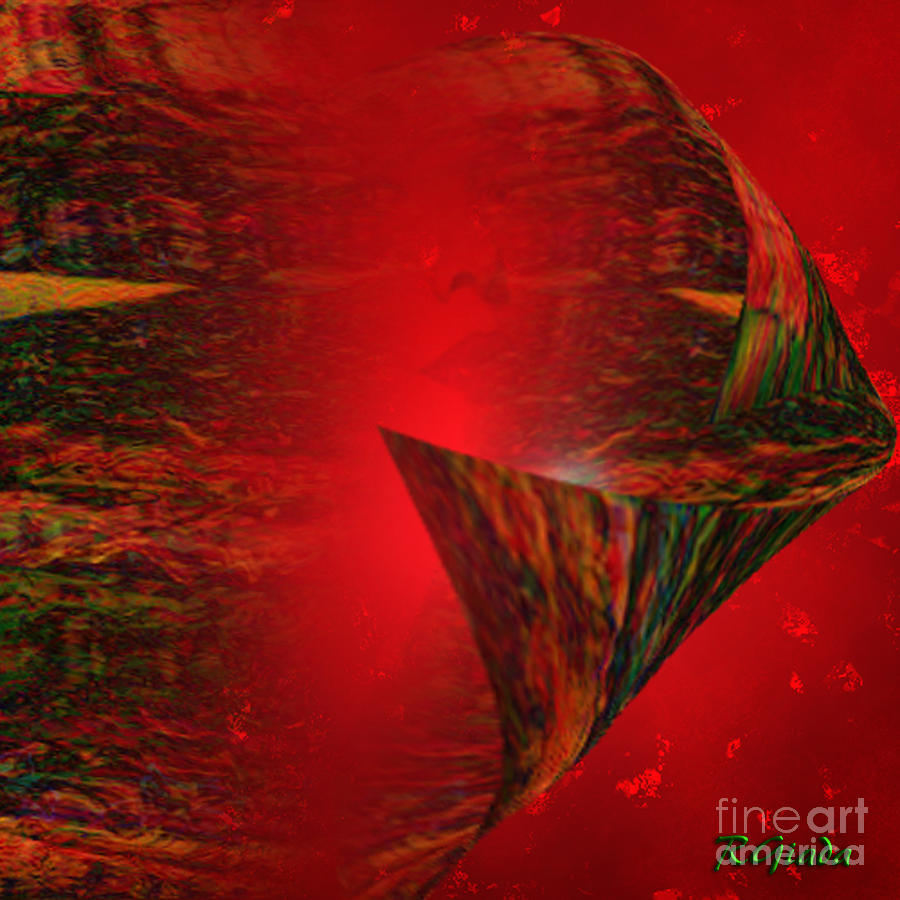 Secret love - abstract art by Giada Rossi Digital Art by Giada Rossi
