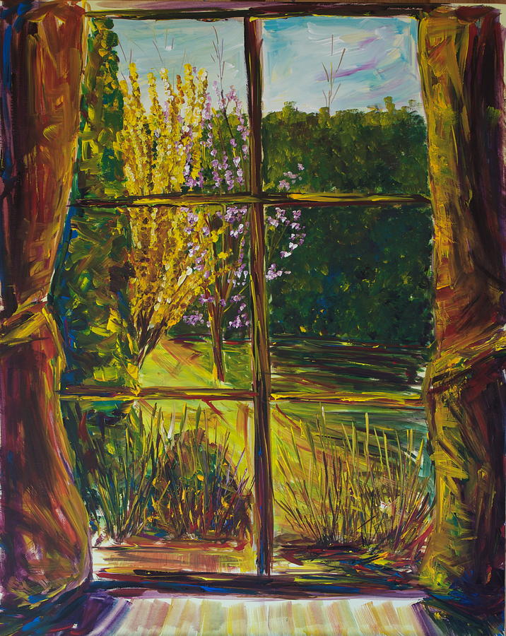 Secret window Painting by Alex Inchbald - Fine Art America