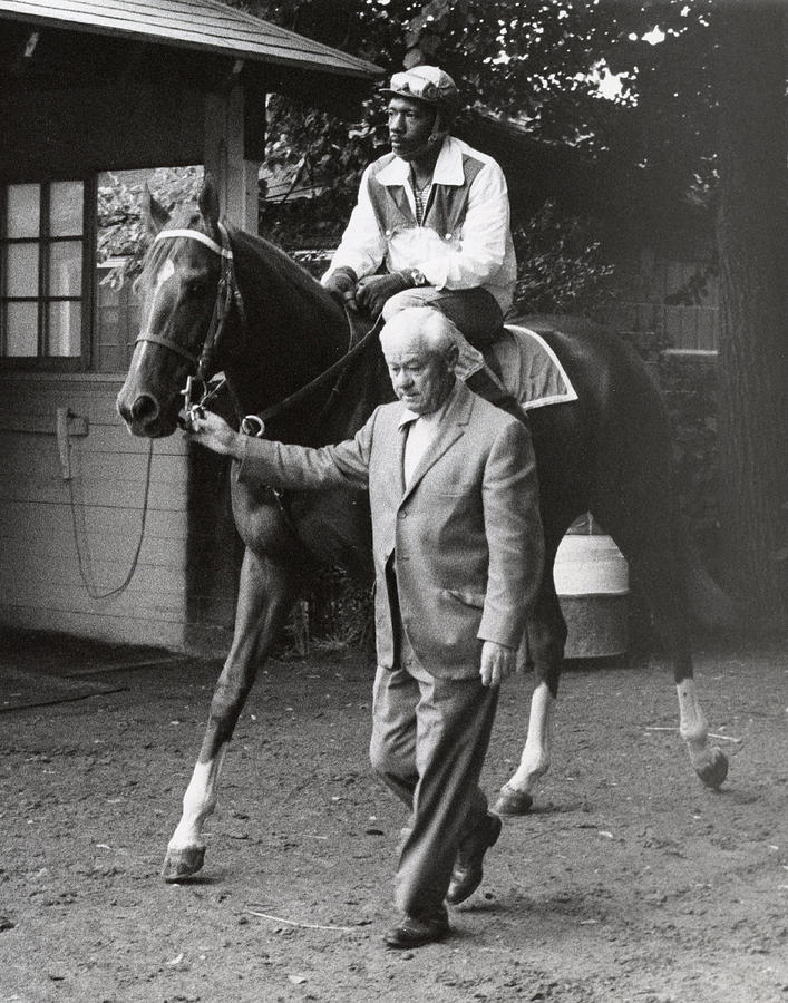 Vintage Photograph - Secretariat Vintage Horse Racing #05 by Retro Images Archive