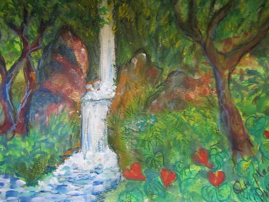 Secrete Spring Painting by Joyce Miles - Fine Art America