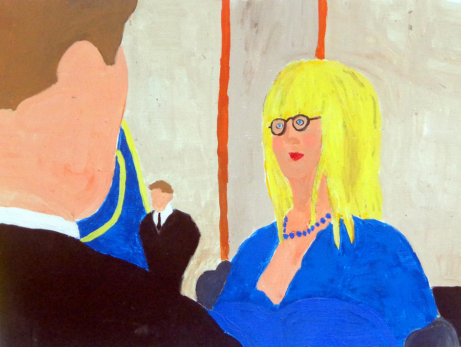 Secretive Service Painting By Olivia Hoff