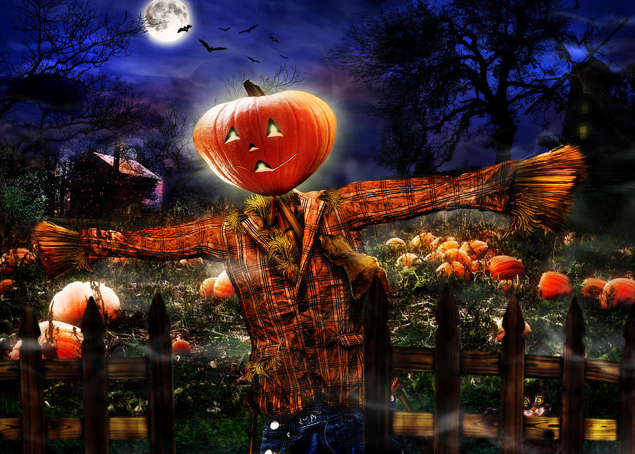 Halloween Digital Art - Secrets of the night by Alessandro Della Pietra