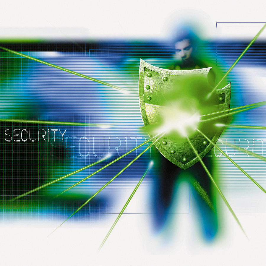 Security shield Photograph by Image Source