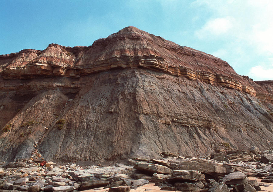 Delta Photograph - Sedimentary Rock by Sinclair Stammers/science Photo Library