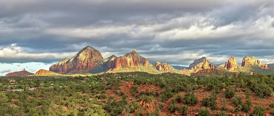 Sedona, Arizona And Red Rocks Panorama Photograph by Picturelake Sedona, Arizona And Red Rocks Panorama Photograph by Picturelake