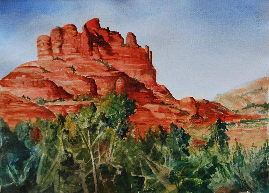 Landscape Painting - Sedona Arizona by Marilyn  Clement