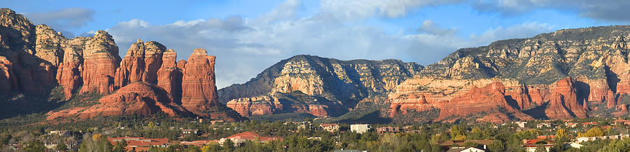 Mountain Photograph - Sedona Arizona Panoramic by Mike McGlothlen