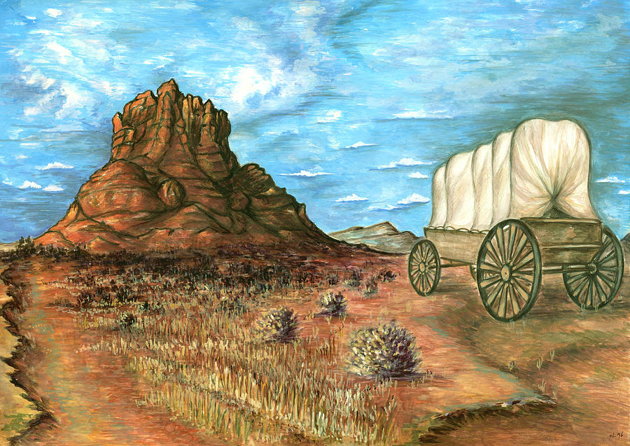 Sedona Arizona - Western Art Painting Painting by Peter Potter