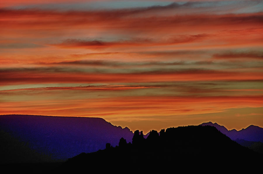 Sedona AZ Sunset 2 Photograph by Ron White