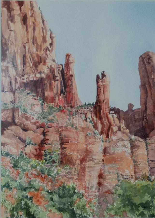 Sedona  Painting by Marilyn  Clement