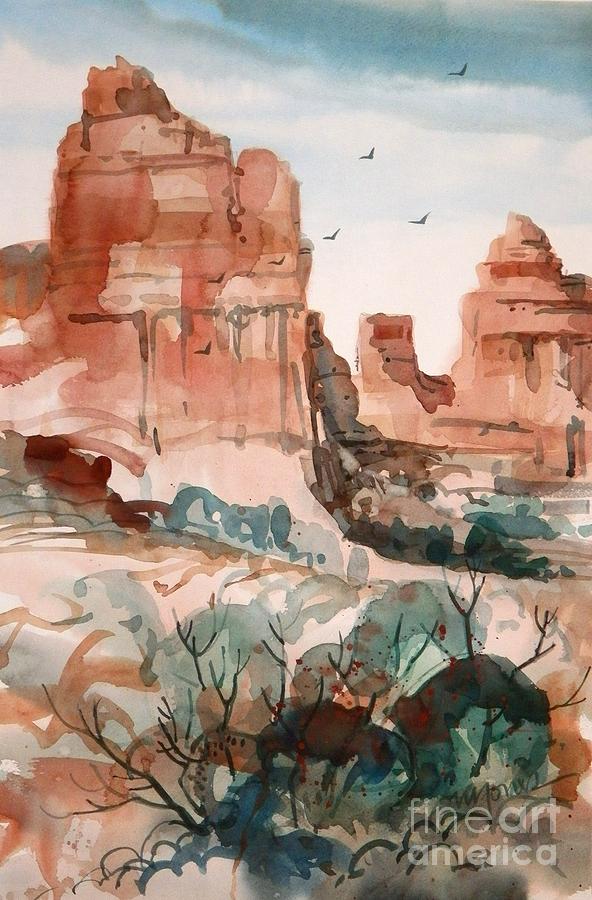 Sedona Painting by Micheal Jones