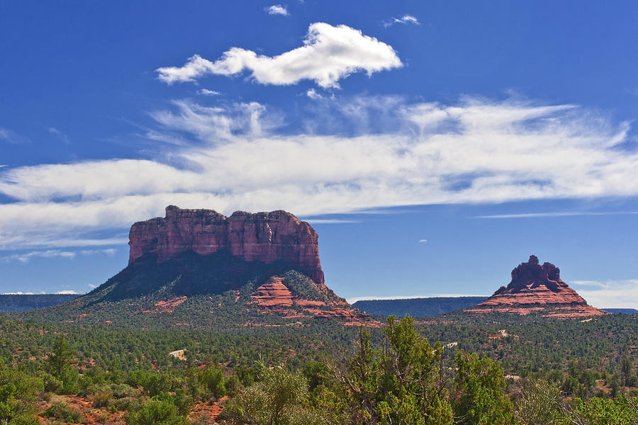 Sedona Monuments Photograph by Lou Ford
