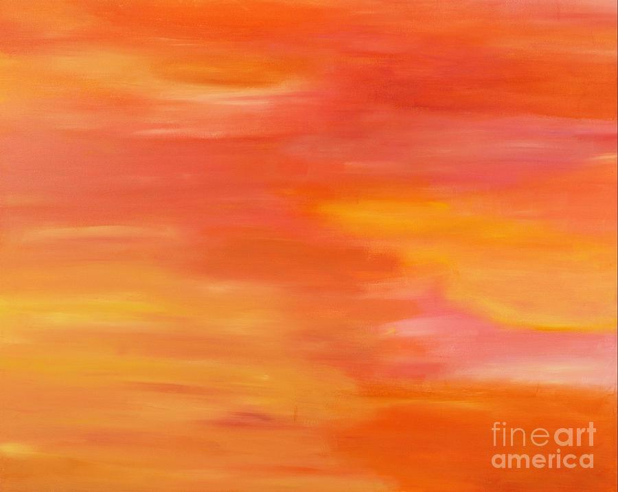 Sedona Sunset - Earth Series Painting by Tracy Evans