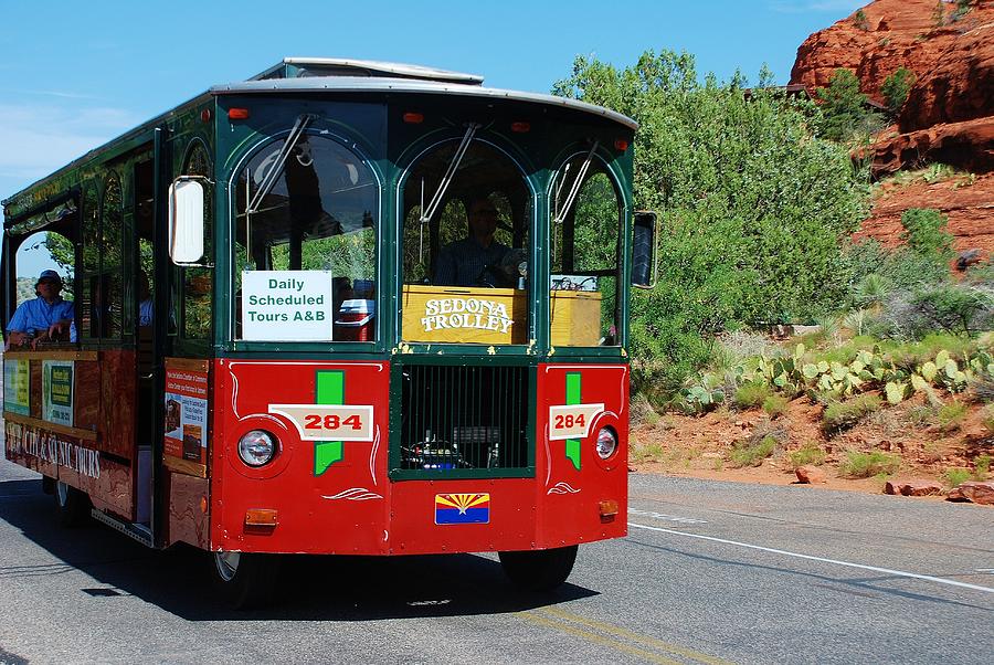 Nature Photograph - Sedona Trolley by Dany Lison