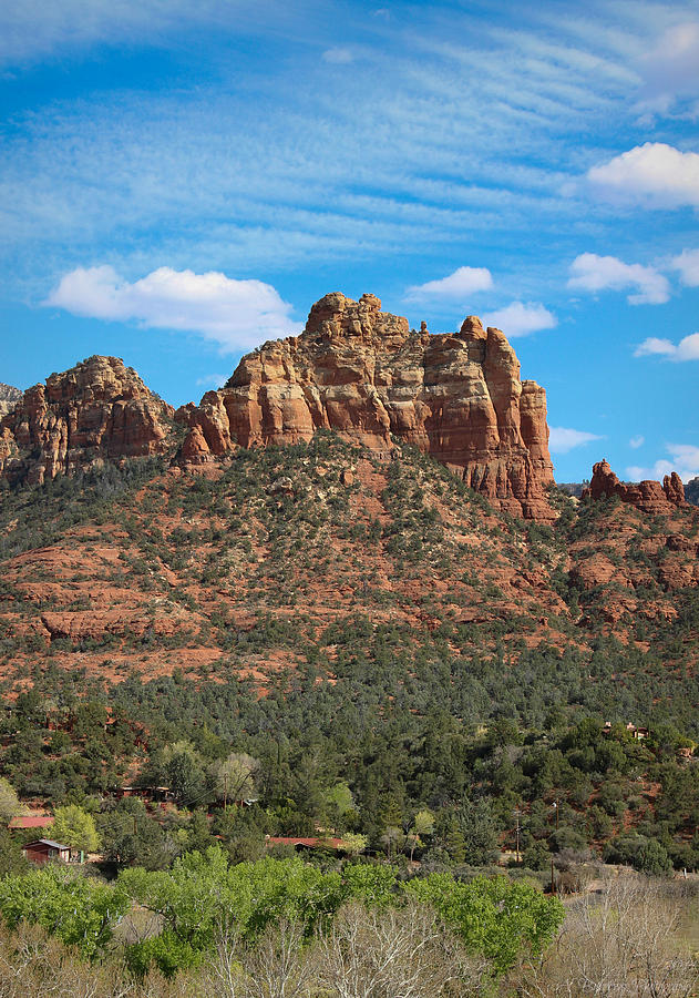 Sedona Wave Clouds Photograph by Aaron Burrows