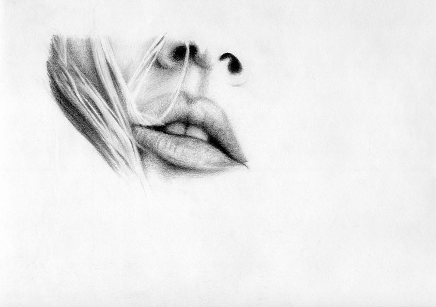 Seduction Drawing by Leslie Donofrio