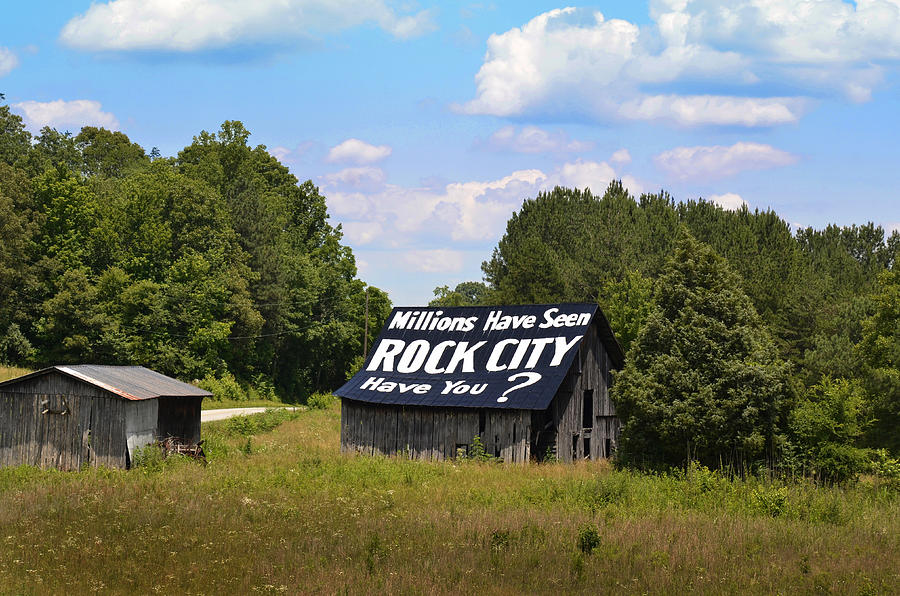 Barn Photograph - See Rock City by Paul Mashburn