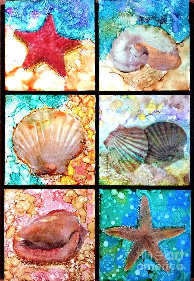 See Shells Painting by Alene Sirott-Cope
