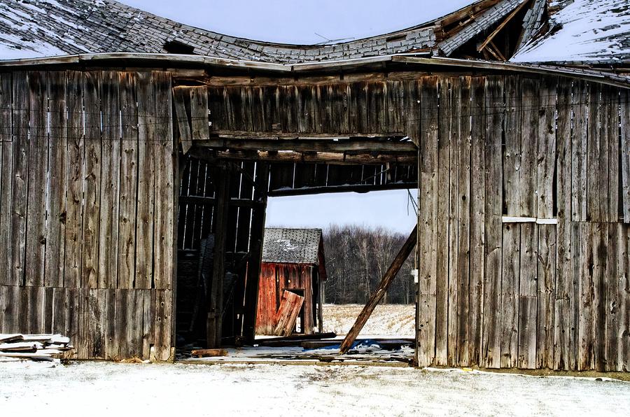 Barn Photograph - See through barn by Cheryl Cencich