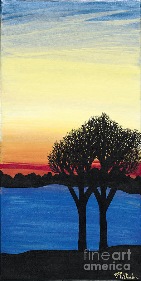 Tree Painting - Seed of a New Beginning by Melissa F Kaelin