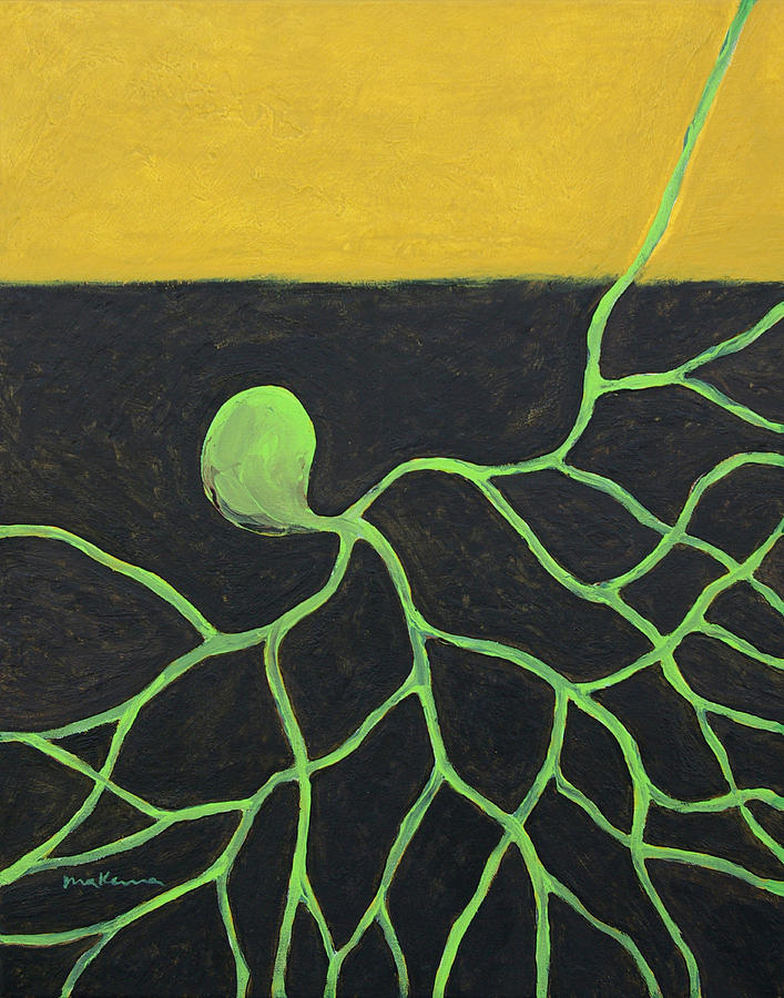 Seed Pulsation Painting by Carrie MaKenna