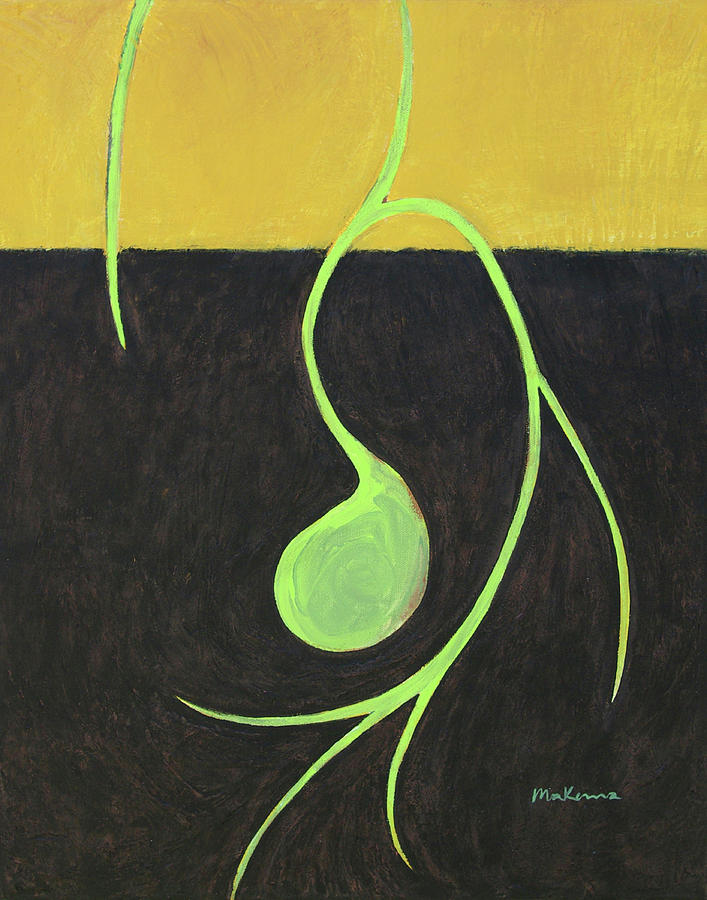 Seed Shoot Painting by Carrie MaKenna