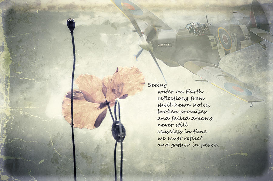 Seeing. A poem of Remembrance  Photograph by Spikey Mouse Photography