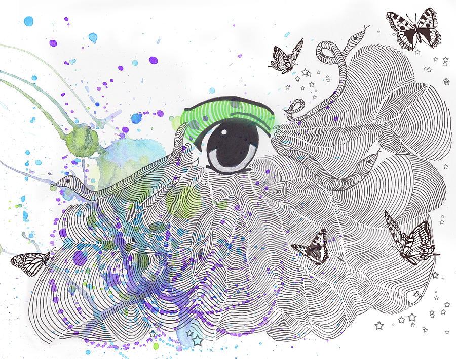 Seeing Life Through My Eyes Painting by Terry Fleckney