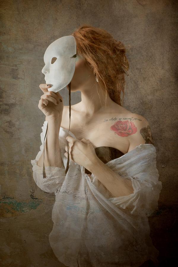Seeing Through The Mask Photograph by Olga Mest