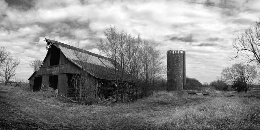 Seen Better Days Black and White Photograph by Rod Seel