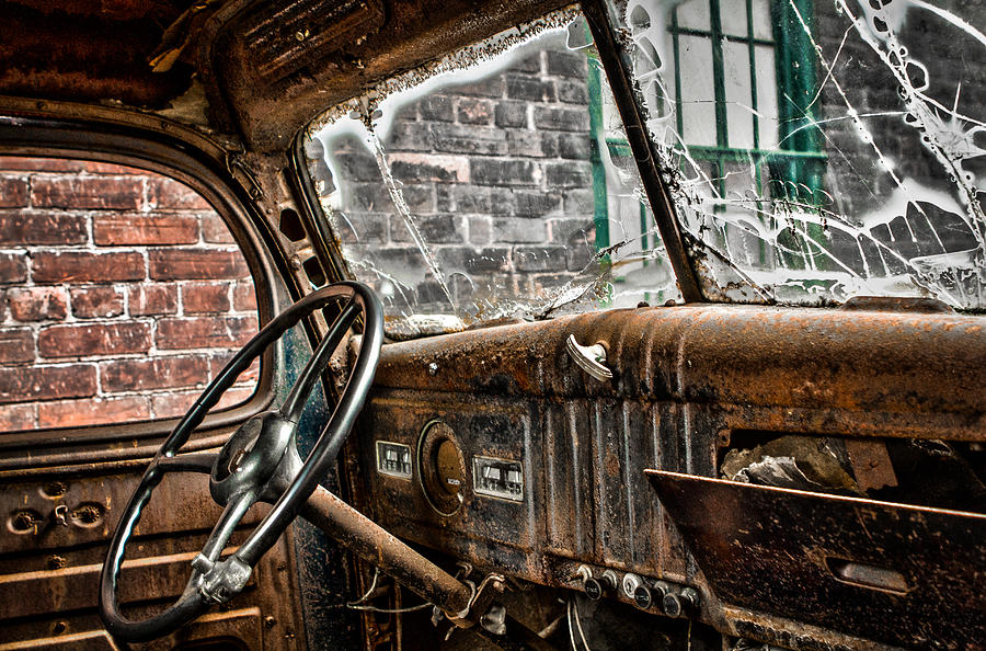 Truck Photograph - Seen better days by Milan Kalkan Truck Photograph - Seen better days by Milan Kalkan
