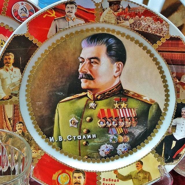 Seen This Decorative Plate With Stalin Photograph by Helen Vitkalova