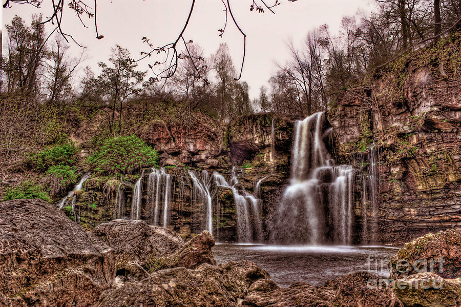 Seeping Waterfalls  Photograph by Jim Lepard