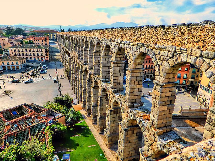 Segovia Aqueduct Photograph by Mike Marsden