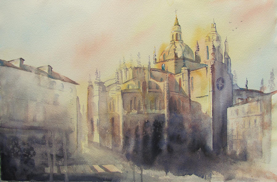 Segovia Light Painting by Amanda Amend