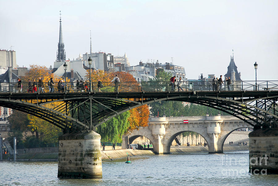 Seine Bridges In Paris Photograph