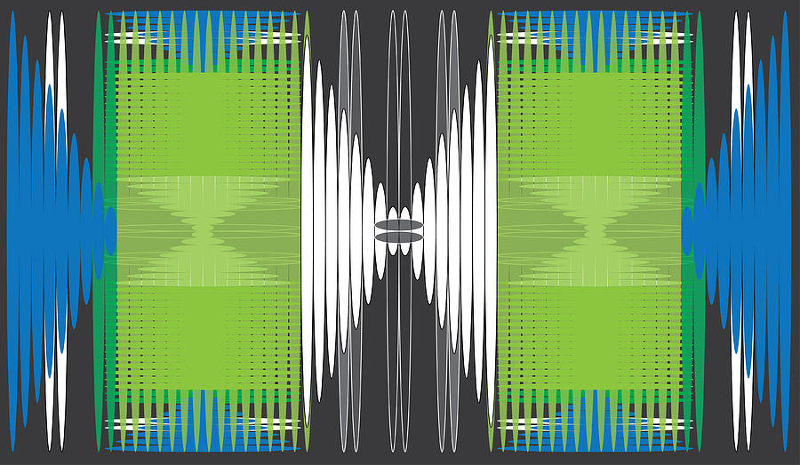 Pattern Digital Art - Seismic Rug by Kevin McLaughlin