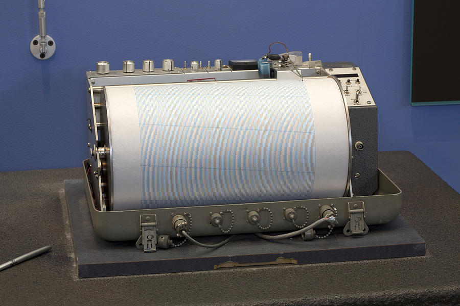 Seismograph Photograph by Science Stock Photography