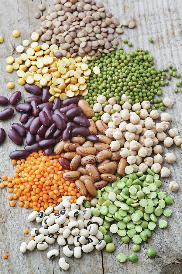 Selection Of Beans Photograph by Gustoimages