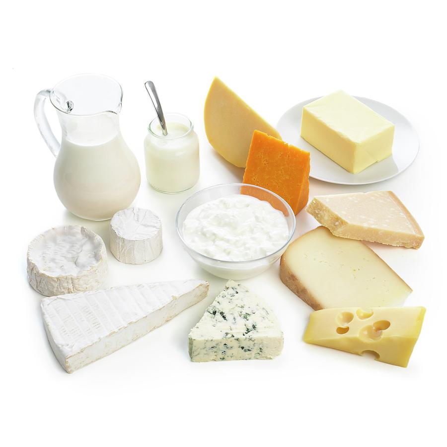 Selection Of Dairy Foods Photograph by Science Photo Library - Pixels