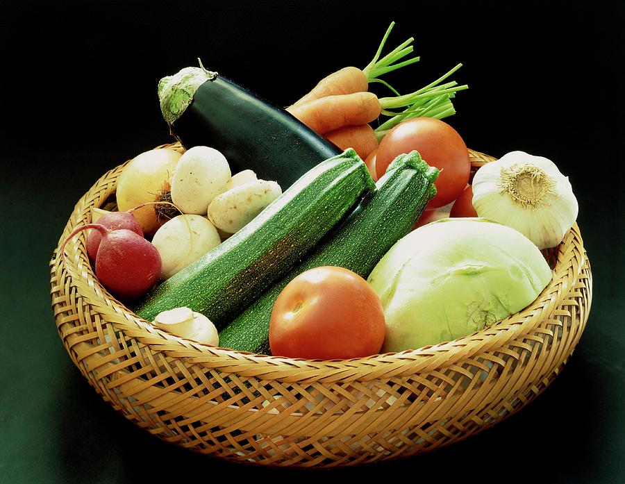 Selection Of Vegetables. Photograph by Bjorn Svensson/science Photo Library