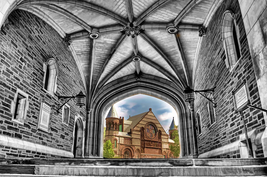 selective colors Princeton University Painting by Geraldine Scull